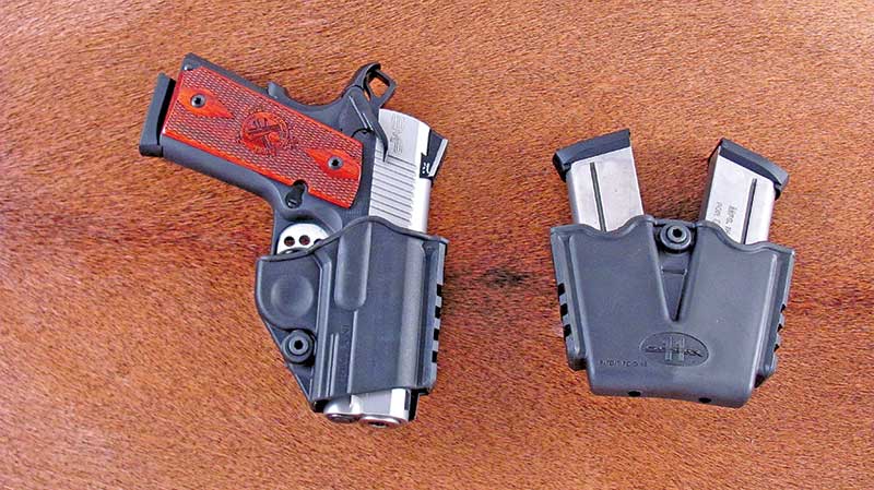 Springfield Armory Blue Hard Plastic Case 1911-A1 Pistols & 2 Magazine Holders 