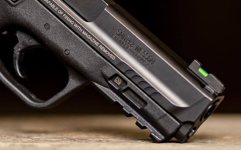Trijicon DI Night Sights on Smith & Wesson M&P handgun