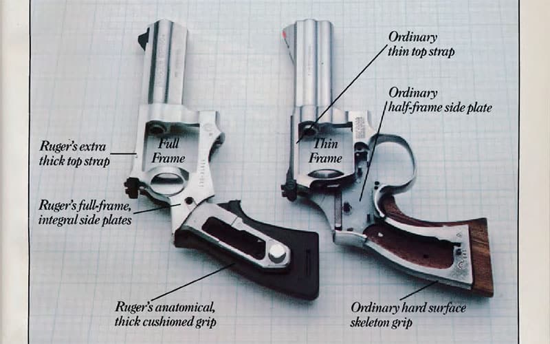 Ruger GP100 ad American Handgunner Sep/Oct 1988