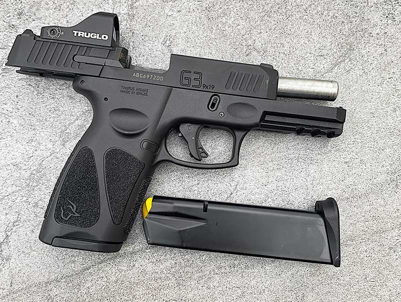 The G3 T.O.R.O. with TRUGLO TRU TEC installed with the 15-round magazine in...