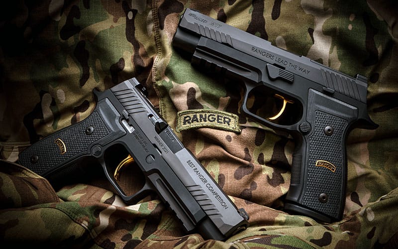 SIG SAUER Custom Works U.S. Army Best Ranger Competition M17 Trophy Pistols