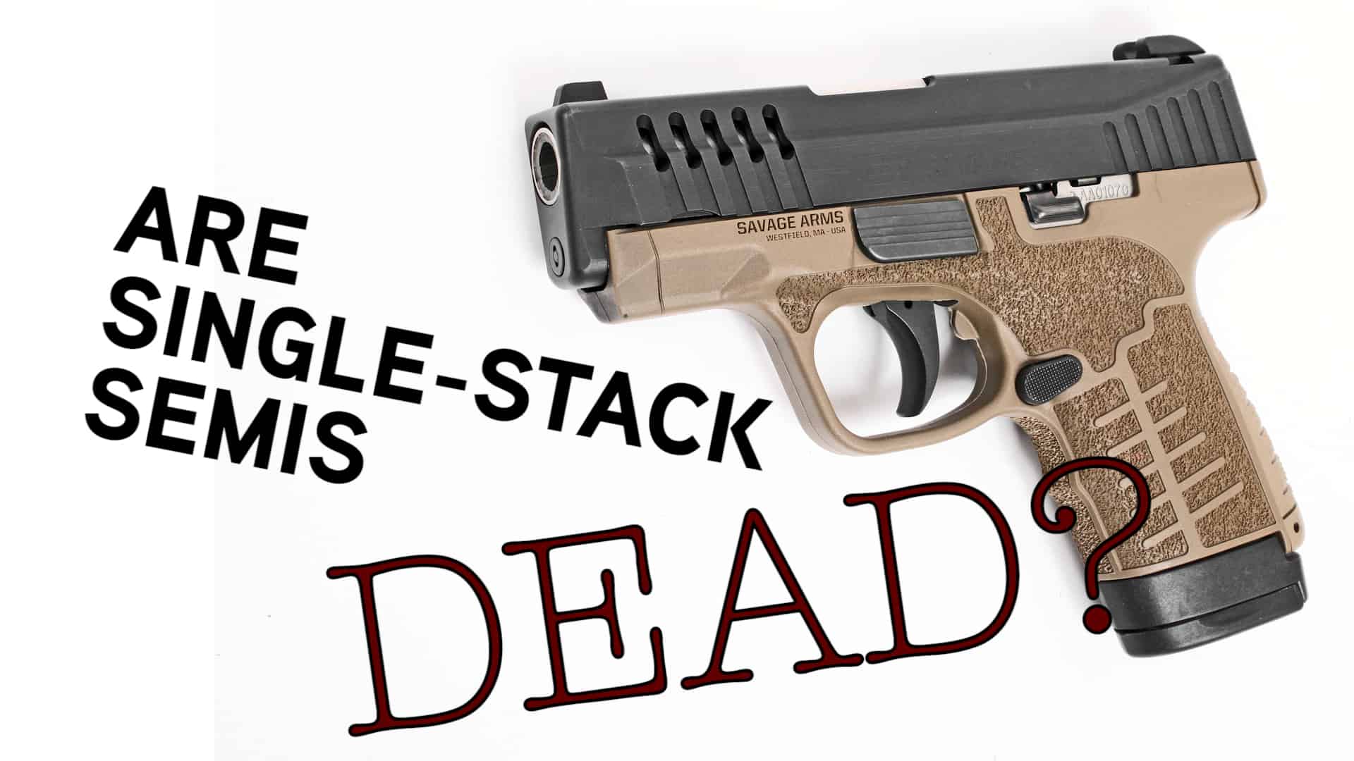 savage arms single stack handgun
