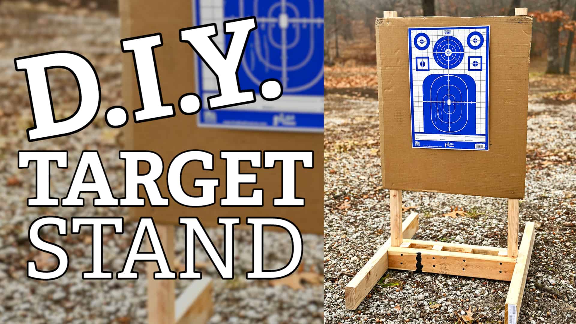 how to make your own target stand