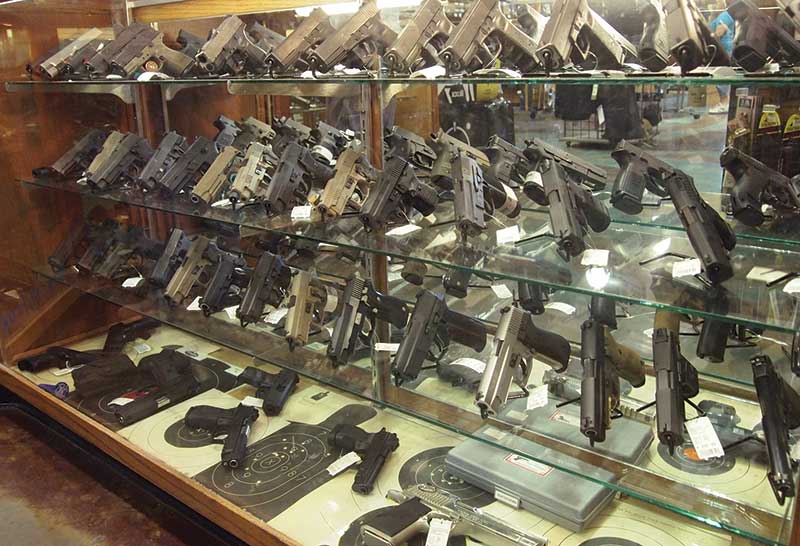pistol display
