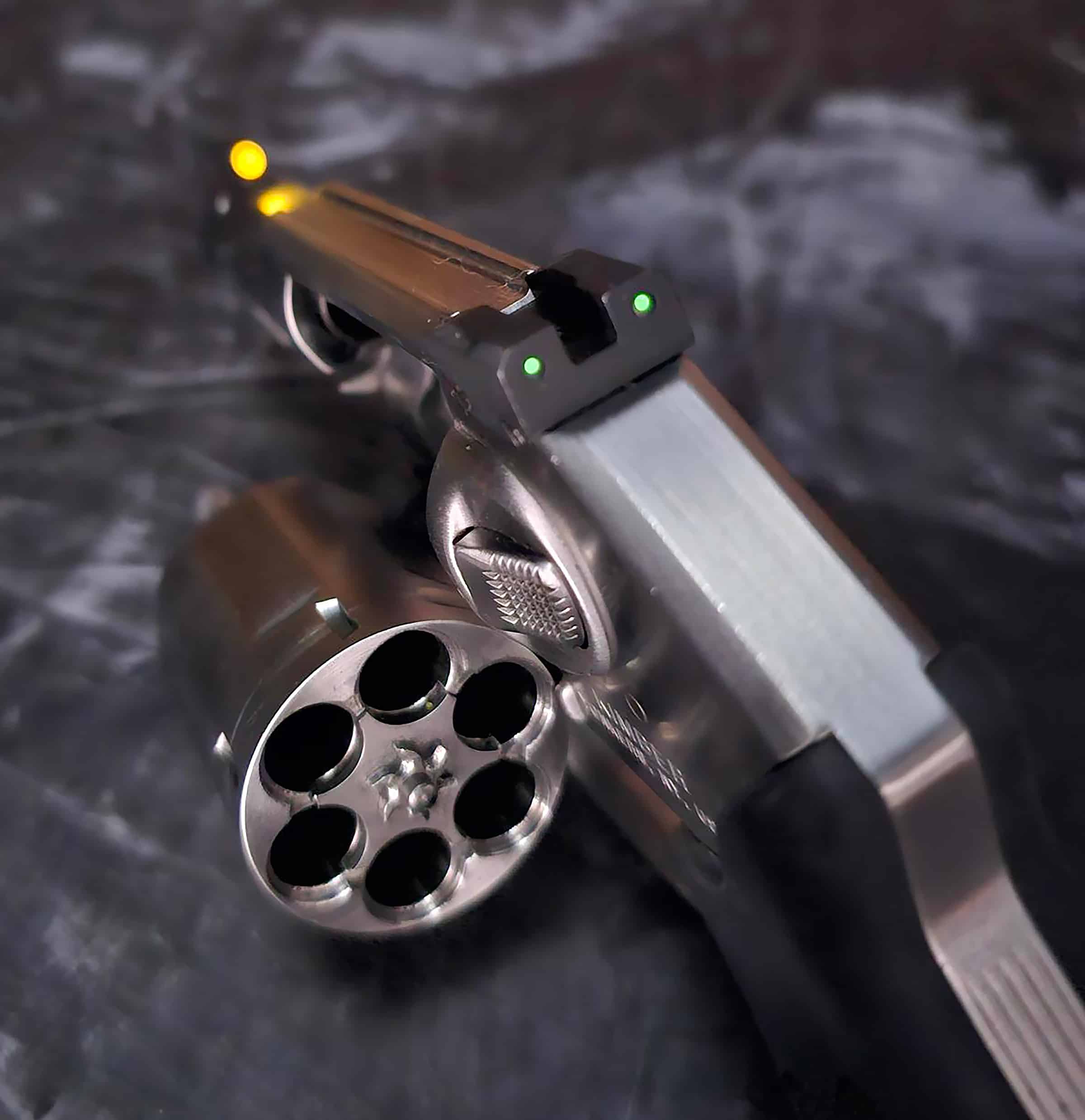XS Sights R3D Night Sights mounted on Kimber K6 Revolver