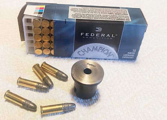 Box of .22 rimfire ammo from Federal Ammunition
