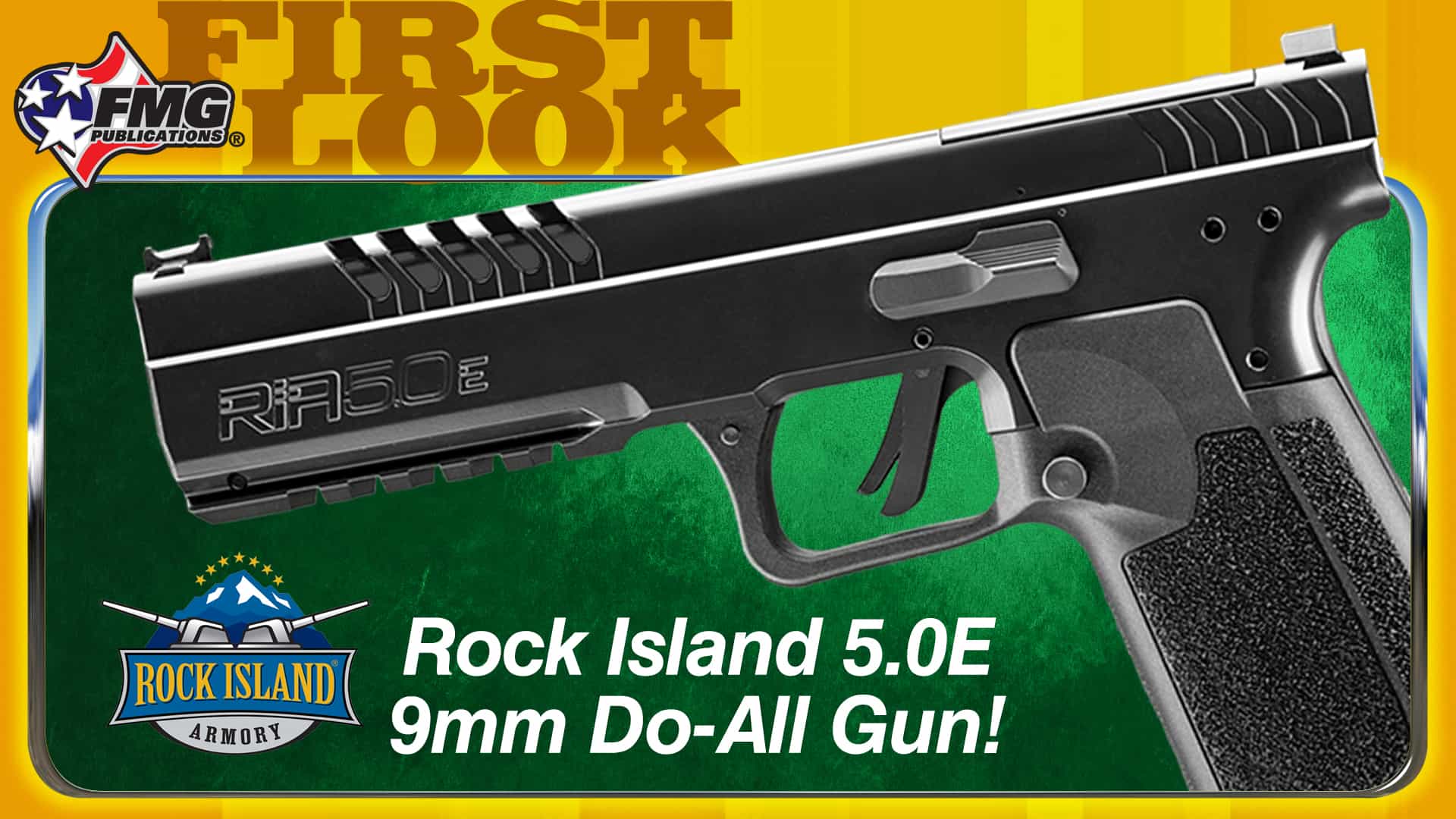 Rock Island Armory RIA 5.0E 9mm pistol