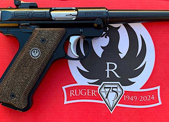 Ruger MKIV .22 Pistol 75th Anniversary model