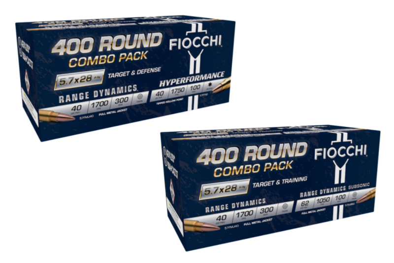 Fiocchi 5.7x28mm Combo Packs